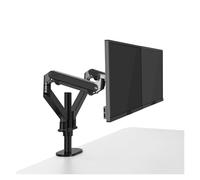 NBYGSC OL-2Z Desktop 17-32 Inch Dual Monitor Mounting Arm Full Motion Aluminum Monitor Stand Gas Spring Arm Load 2-8 kg/Arm(Black)