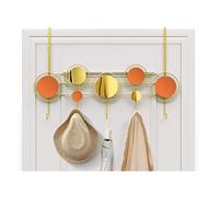 NBYGSC Over The Door Metal Hook Hanger 5 Hooks Hanging Wall Mounted Coat Rack for Clothes Hat Towel Clothing Storage