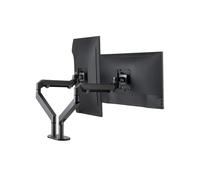 NBYGSC OZ-2 Dual-Arm Monitor Stand Desktop Stand Fully Motion Aluminum 17-32 Inch Monitor Stand Gas Spring Arms Load 2-8 kg(Black)