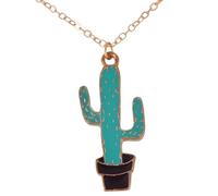 NBYGSC Palm Tree Necklace For Women, Coconut Palm Tree Pendant Necklace Cactus Bonsai Palm Necklace Potted Succulent Plants Necklace, Palm Tree Necklaces For Women, Tropical Necklace