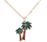 NBYGSC Palm Tree Necklace For Women, Coconut Palm Tree Pendant Necklace Cactus Bonsai Palm Necklace Potted Succulent Plants Necklace, Palm Tree Necklaces For Women, Tropical Necklace