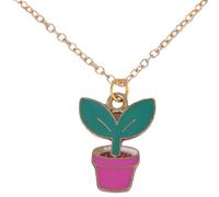 NBYGSC Palm Tree Necklace For Women, Coconut Palm Tree Pendant Necklace Cactus Bonsai Palm Necklace Potted Succulent Plants Necklace, Palm Tree Necklaces For Women, Tropical Necklace