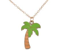 NBYGSC Palm Tree Necklace For Women, Coconut Palm Tree Pendant Necklace Cactus Bonsai Palm Necklace Potted Succulent Plants Necklace, Palm Tree Necklaces For Women, Tropical Necklace