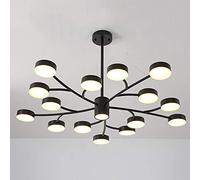 NBYGSC Personalized Aluminum Chandelier -Three-Color - Minimalist Creative Chandelier,Stylish and Luxurious Personality Family Lighting,Black