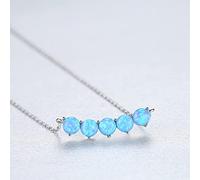NBYGSC Plated Round Pendant Necklace for Women Wedding Three Color Jewelry