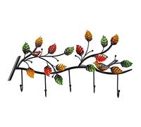 NBYGSC Rack Mounted Heavy Duty Iron Wall Coat Hanger with 5 Hooks for Clothes Jacket Easy Assembly