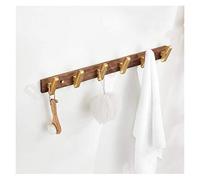 NBYGSC Rack Mounted Punch- Wall-Mounted Light Row Hook Hanger Can Hold 15Kg Coat for Wall/6 Hooks