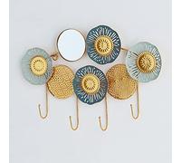 NBYGSC Rack Mounted Space-Saving Coat for Coats, Keys Wall Hanger with 4 Hooks