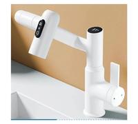 NBYGSC Rotating Digital Display Basin Faucet Multi-Function Hot & Cold Water Sink Mixer, Bathroom Vanity Tap with Stream Sprayer for Enhanced Washing Experience