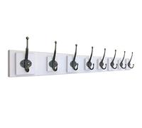 NBYGSC Rustic Wall Mounted Rack Solid Wood Shelf with 4~8 Coat Hangers Touch for Your Entryway Mudroom Kitchen Bathroom