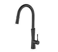 NBYGSC Shower Head Pull-Down Pull Down Faucets, Single Handle High ARC with Sprayer, Faucet for Kitchen Sink