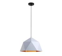 NBYGSC Single Head Pendant Light Catering Chandelier Fashionable and Geometric Lampshade The Decorative Lamp in The Bedroom Bar Counter Color Metal Lighting Fixture Lantern