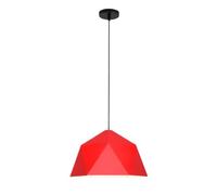 NBYGSC Single Head Pendant Light Catering Chandelier Fashionable and Geometric Lampshade The Decorative Lamp in The Bedroom Bar Counter Color Metal Lighting Fixture Lantern