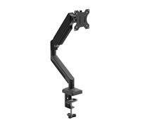 NBYGSC Single Monitor Arm Adjustable Gas Spring Single Monitor Stand Desktop Monitor Stand, Supports up to 17.3-Inch Screen Computer(Black)