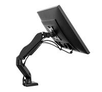 NBYGSC Single Monitor Stand 17-30 Inch, 9 kg per Screen Computer Desk Mounting Bracket Adjustable Gas Spring Extendable Monitor Stand