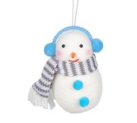 NBYGSC Snowman Cute Stuffed Ornament - Cute Stuffed Christmas Ornaments Snowman, Stuffed Ornaments for Christmas Tree, Christmas Ornaments for Birthdays, Weddings, and Valentine's Day