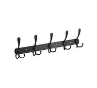 NBYGSC Stainless Steel Coat Rack Wall Mounted Towel Hanger Heavy Duty Metal 5 Triple Hooks for Kitchen Bathroom Bedroom Toilet Entryway