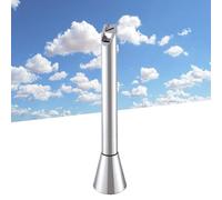 NBYGSC Standing Ashtray Outdoor - Commercial Stainless Steel Stand Ashtray for Outdoor Standing Smoker Pole Cigarette Butt Receptacle(E)