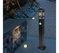 NBYGSC Standing Ashtray Outdoor - Windproof Large & Tall Outside Ashtrays for Cigarette Butt Holder Receptacle Disposal Standing Outdoor Ashtray for Home Patio(A)