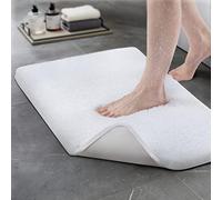 NBYGSC Super Soft Shaggy Bathroom Rugs Absorbent Thick Non Slip Microfiber Bath Rugs Quick Dry Machine Washable Bath Mat for Bathroom Floor Bathtub and Shower 20"x32"