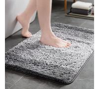 NBYGSC Super Soft Shaggy Bathroom Rugs Absorbent Thick Non Slip Microfiber Bath Rugs Quick Dry Machine Washable Bath Mat for Bathroom Floor Bathtub and Shower 20"x32"