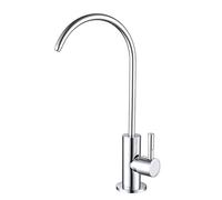 NBYGSC Swan Neck Rotatable Kitchen Sink Filter Single Cooling Plating Pure Water Tap