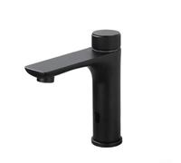 NBYGSC Touchless Faucet Stainless Steel Mot Sensor Tap Kitchen Bathroom Hot Cold Water Mixer Black Finish Ideal for Home & Hotel Use