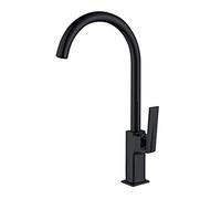 NBYGSC Traditional Single Lever Sink Taps High ARC Faucet Solid Hot and Cold Kitchen Mixer Tap with Adapter for 1 Shower Head