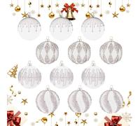 NBYGSC Velvet Christmas Baubles - Pack of 12 Christmas Tree Decoration Baubles - Party Accessories for Home Kitchen Indoor Wall Mantle Living Room Window Garden Door Desk
