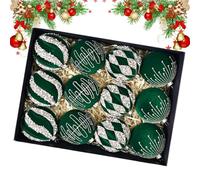 NBYGSC Velvet Decoration Baubles for Christmas Tree - Pack of 12 Christmas Tree Decoration Baubles, Party Accessories for Home, Kitchen, Indoor, Wall, Mantle, Living Room, Window, Garden, Door, Desk