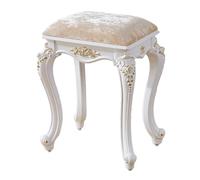 NBYGSC Velvet Vanity Stool with Gold Painted Steel Legs for Bedroom and Living Room