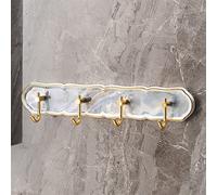 NBYGSC Wall Light Luxury Strong Viscose Bathroom Towel Rack, Hanger Behind The Door, Wall-Mounted Storage Coat Hook Rail