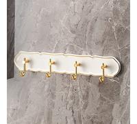NBYGSC Wall Light Luxury Strong Viscose Bathroom Towel Rack, Hanger Behind The Door, Wall-Mounted Storage Coat Hook Rail