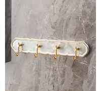NBYGSC Wall Light Luxury Strong Viscose Bathroom Towel Rack, Hanger Behind The Door, Wall-Mounted Storage Coat Hook Rail