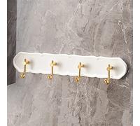 NBYGSC Wall Light Luxury Strong Viscose Bathroom Towel Rack, Hanger Behind The Door, Wall-Mounted Storage Coat Hook Rail
