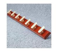 NBYGSC Wall Mounted Heavy Duty Metal Hook Rack Rail Space-Saving Coat Hanger with 4~7 Hooks for Hanging Clothes Robes Towels Hats