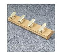 NBYGSC Wall Mounted Heavy Duty Metal Hook Rack Rail Space-Saving Coat Hanger with 4~7 Hooks for Hanging Clothes Robes Towels Hats