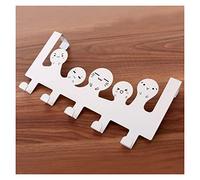 NBYGSC Wall-Mounted The Decorative Over Door Metal Storage Organizer Creative Hook Rack Punching Hanger Coat Hooks for Wall/B