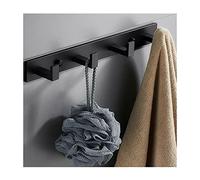 NBYGSC Wall Mounted Vintage Rustic Coat Rack with 3~6 Hangers Space Aluminum Door Hooks Hook Rail for Hanging Hat Towels Clothes