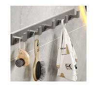 NBYGSC Wall Mounted Vintage Rustic Coat Rack with 3~6 Hangers Space Aluminum Door Hooks Hook Rail for Hanging Hat Towels Clothes