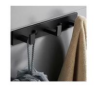 NBYGSC Wall Mounted Vintage Rustic Coat Rack with 3~6 Hangers Space Aluminum Door Hooks Hook Rail for Hanging Hat Towels Clothes