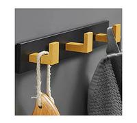 NBYGSC Wall Mounted Vintage Rustic Coat Rack with 3~6 Hangers Space Aluminum Door Hooks Hook Rail for Hanging Hat Towels Clothes