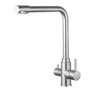 NBYGSC Way Stainless Steel Tap Double Handle Mixer for Sink & Stylish Kitchen Faucet Multi Functional Water Outlet Easy Installation