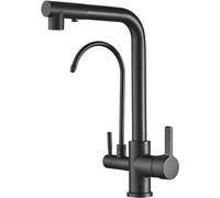 NBYGSC Way Tap with Pull out Spray, Swivel Mixer Taps Dual Mode Kitchen Faucet, Perfect for Under Sink Water Filter System - Color B