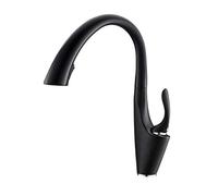 NBYGSC with Down Sprayer Mixer Pull out Kitchen Faucet Hot and Cold Retractable 2 Modes Single Lever Sink faucets for Kitchen-B