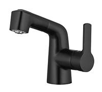 NBYGSC with Two Function Pull out Sprayer,Single Handle Bathroom Sink Brass Basin Mixer Tap Hot and Cold Water Lavatory Faucet,Sink Faucet