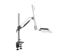 NBYGSC Work Single Arm Screen with Plain TrayDesk Clamping Monitor StandApplicable to 15-27 Inch Screens Play