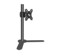 NBYGSC Work Single Monitor Desk Stand, Freestanding Steel Mount with Height Adjustable, Swivel, Tilt, Rotation, Fits 17"-32'' Monitors, Holds up to 17.6lbs Play