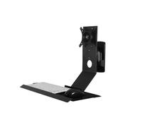NBYGSC Work Swivel Head Monitor Stand with Engineered Tray Foldable 90° Black Arm Play