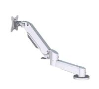 NBYGSC Work White Desktop Monitor Stand Swivel Adjustable 2-Arm for 15-32 Inch Screen Play